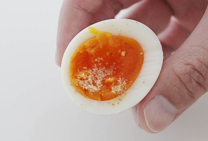 ゆで卵と無限さっぱりスパイスｂｙ味ぽん