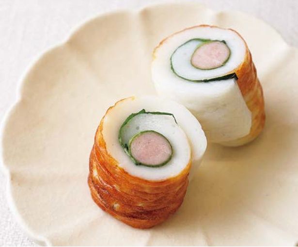 ミニソーセージと大葉のくるくるちくわ (C)つやこママ／KADOKAWA