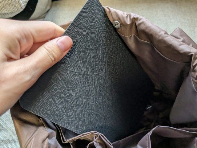 キルティングバッグ底板