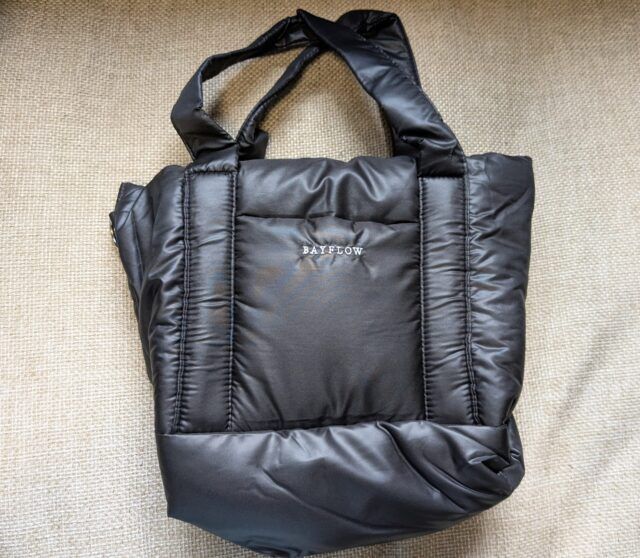 キルティングバッグブラック