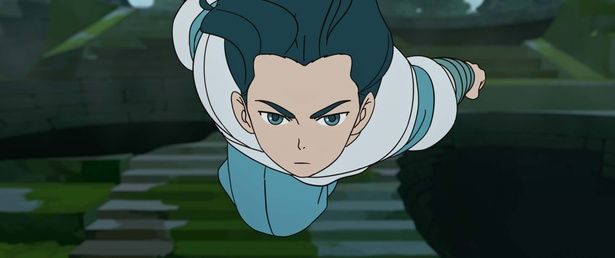 シャオヘイとフーシーのもとに、執行人ムゲンが現れる(『羅小黒戦記 ぼくが選ぶ未来』) [c]Beijing HMCH Anime Co.,Ltd