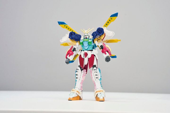 LINKL PLANETの宮﨑菜々がビルドしたHGFC 1/144 Gガンダム
