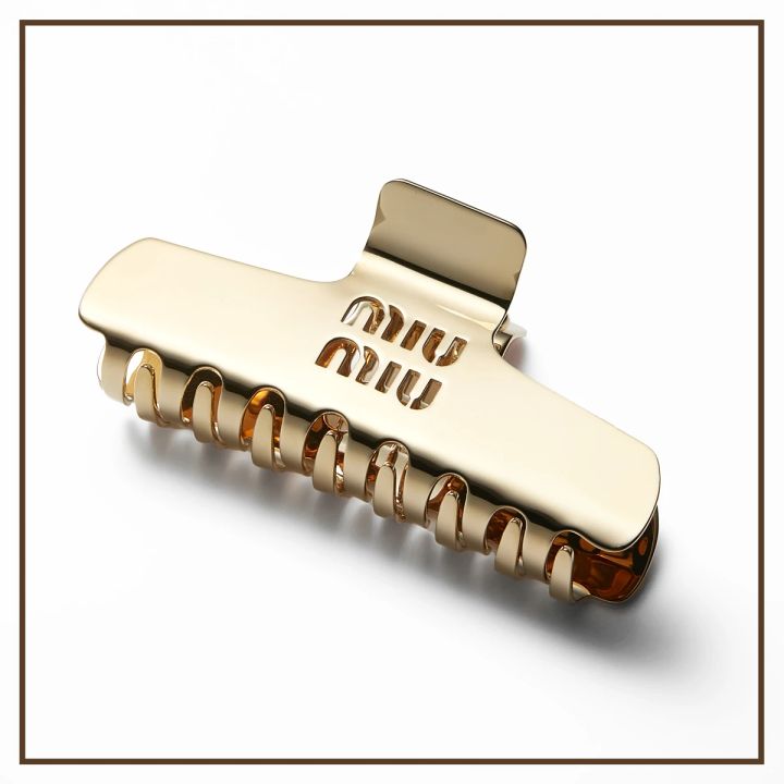 miumiu ミュウミュウ ヘアアクセサリー ヘア小物 ヘアクリップ 