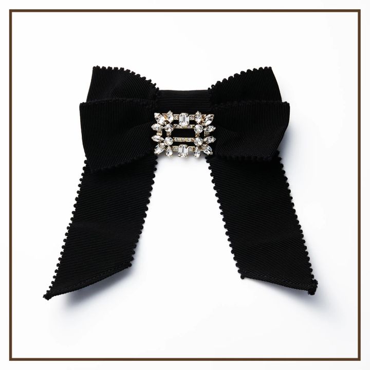 Roger Vivier ロジェヴィヴィエ ヘアアクセサリー ヘア小物 バレッタ ビジュー リボン