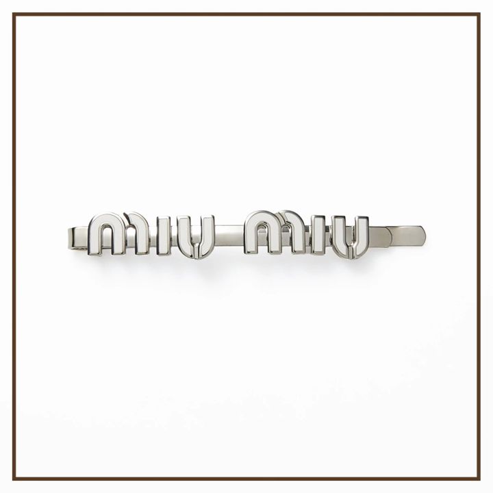 miumiu ミュウミュウ ヘアアクセサリー ヘア小物 ヘアクリップ ヘアピン バレッタ