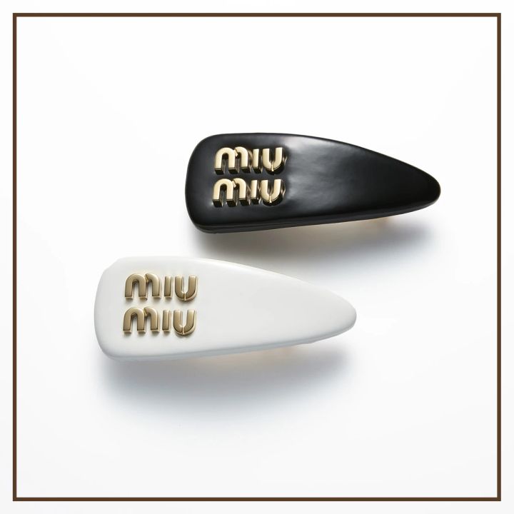 miumiu ミュウミュウ ヘアアクセサリー ヘア小物 ヘアクリップ バレッタ
