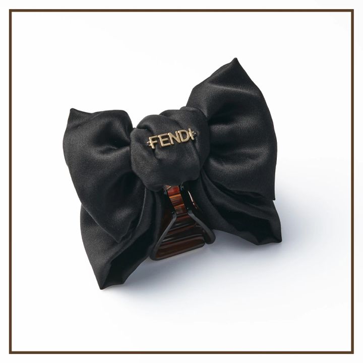 FENDI フェンディ ヘアアクセサリー ヘア小物 ヘアクリップ リボン
