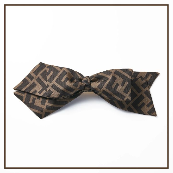 FENDI フェンディ ヘアアクセサリー ヘア小物 ヘアクリップ リボン