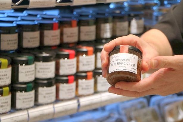 素材の味わいを活かした“ご飯のお供”のコーナー