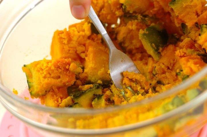 カボチャのレンジサラダの作り方1