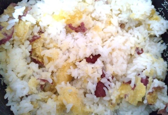 さっくりと混ぜたところ