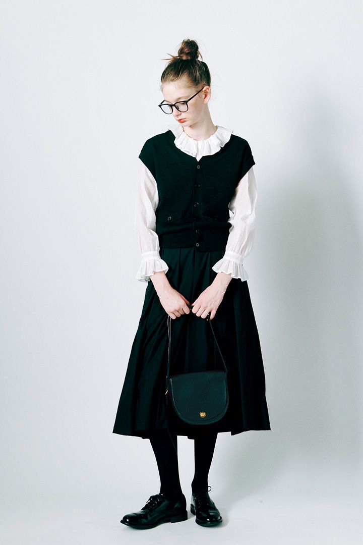 モノトーンコーデをガーリーに仕上げるにはバランスが重要です【本日のFUDGE GIRL-11月9日】