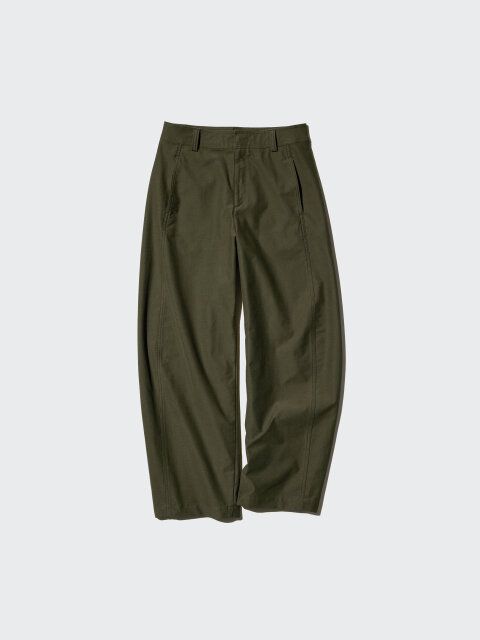 2025秋冬ユニクロ大人女性おすすめジャージーバレルレッグパンツ