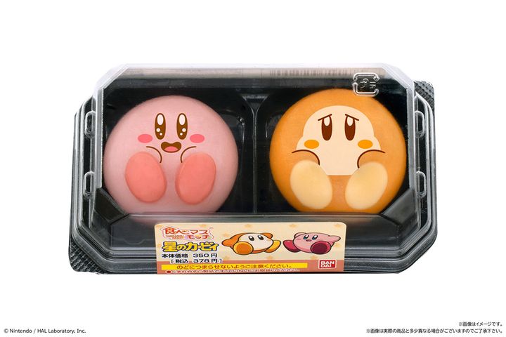 11月11日発売、和菓子「食べマスモッチ 星のカービィ 2025」／￥378（税込み）