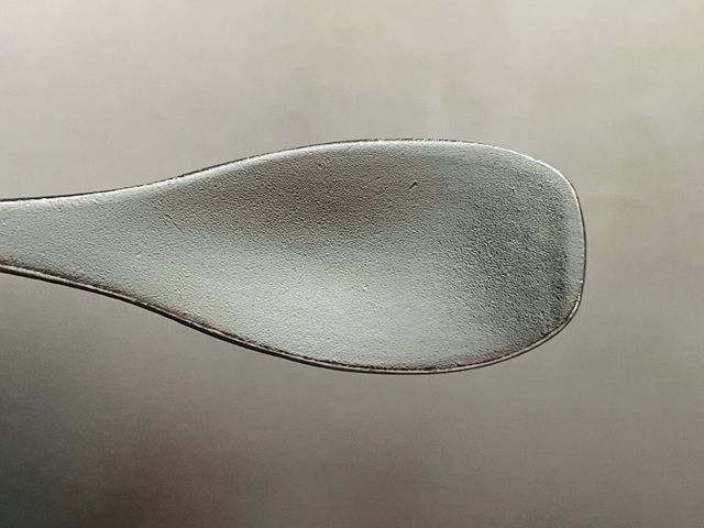 ダイソー アルミアイスクリームスプーン 口当たりがよい