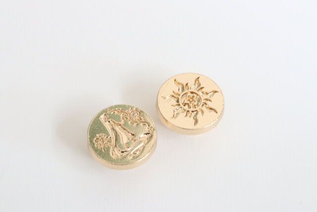 ダイソーの可愛いスタンプヘッド、シーリングスタンプ用（塔の上のラプンツェル）