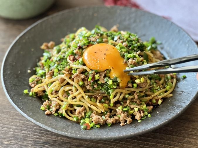ニラ焼きそば