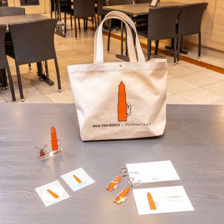 ハウステンボス　Dick Bruna TABLE コラボ トートバッグなど５点 ミッフィーとドムトールンや風車モチーフ！ハウステンボス「Dick Bruna