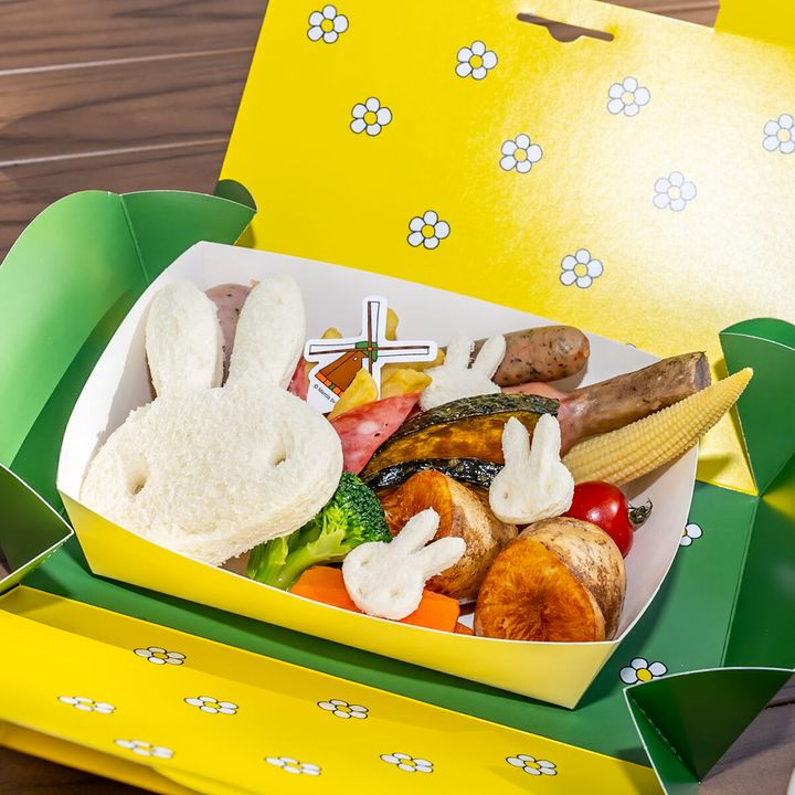 ミッフィーのチーズフォンデュBOX アップ