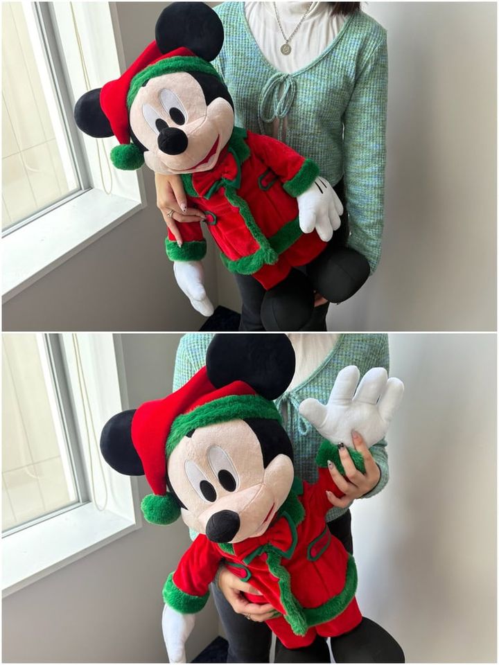 DISNEY クリスマス オーナメントくじ 2025 Last賞 BIG! スタンディングぬいぐるみ