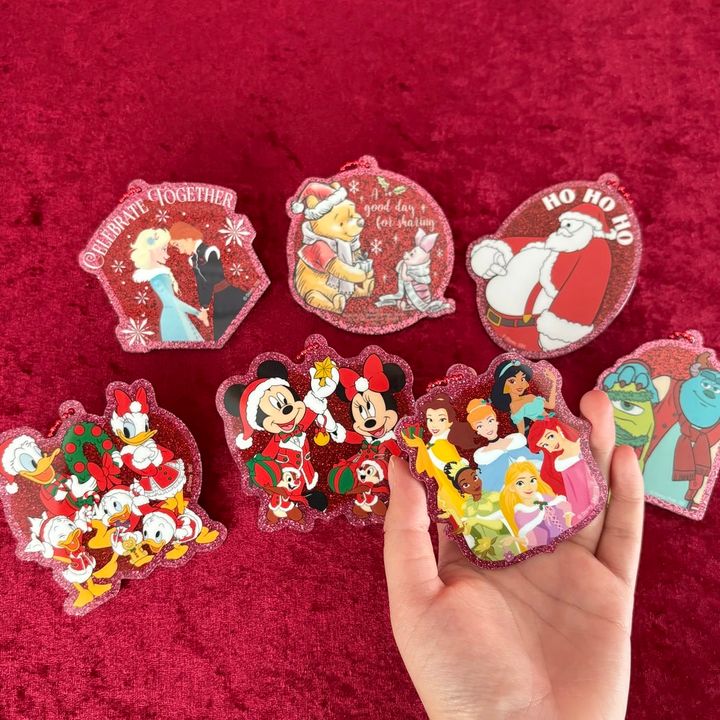 DISNEY クリスマス オーナメントくじ 2025 アクリルオーナメント賞