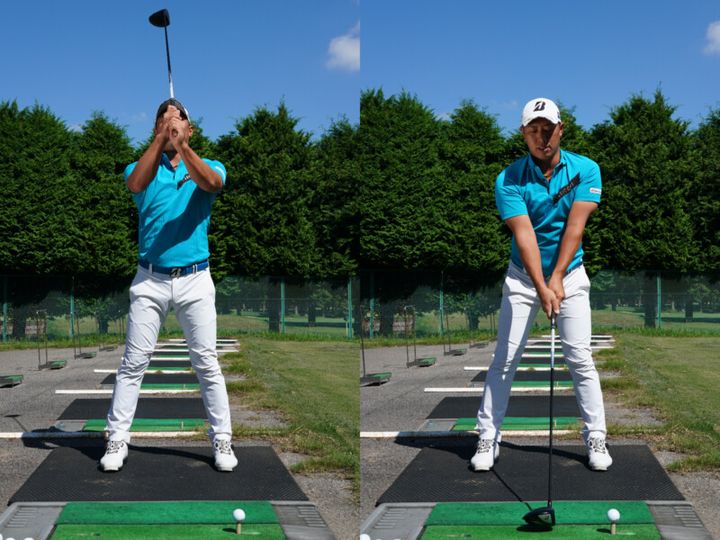 飛距離アップしたいときは打つ前に「回転ジャンプ」してみよう