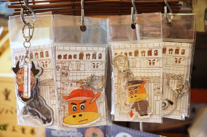 モー太郎は、浩子さんの娘の実奈さんの手によってオリジナルキャラクターに。催事の際は、着ぐるみも出動する