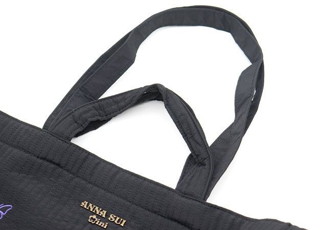 アナスイミニキルティングトートバッグダブルハンドル