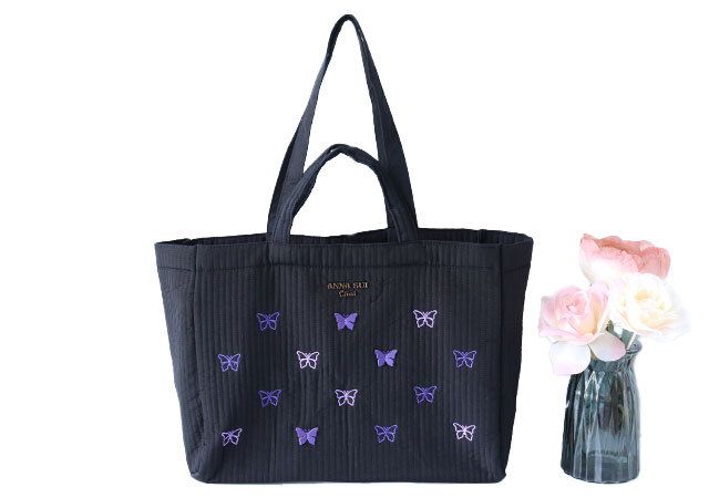 ANNA SUI mini［アナ スイ・ミニ］刺繍トートバッグ