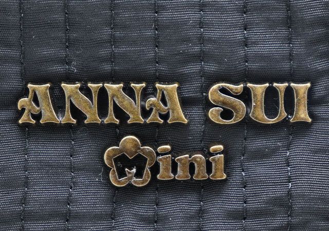 アナスイミニキルティングトートバッグアンティークゴールドプレート