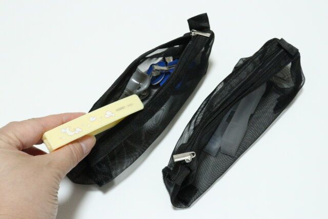 トラベル化粧バッグ 使用例