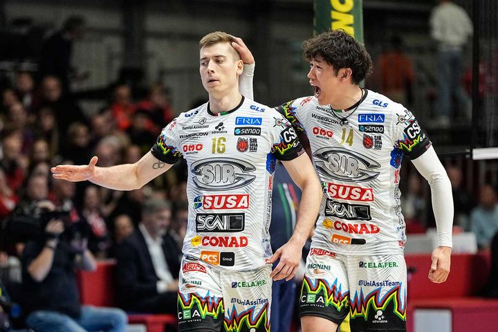 ペルージャの石川祐希（C）ロイター