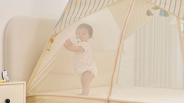 赤ちゃんのすきま事故を防ぐテント型ベッドガード「MOMMYLOOM」特別価格で販売中