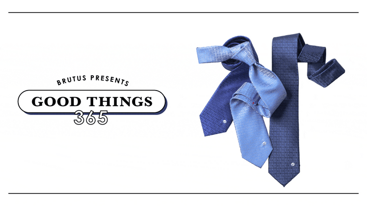 シルクに浮かぶ“M”のリズム。〈MIKIMOTO〉のネクタイ：GOOD THINGS 365
