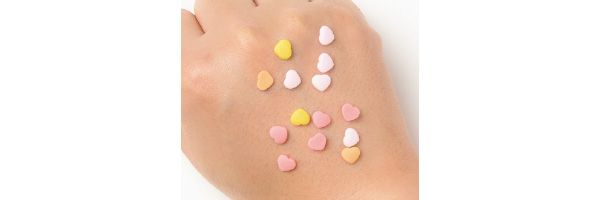 肌をしっかり覆うような使用感ということもあり、残ったシュガーは14枚と多かった。表面をコートするクリーム。