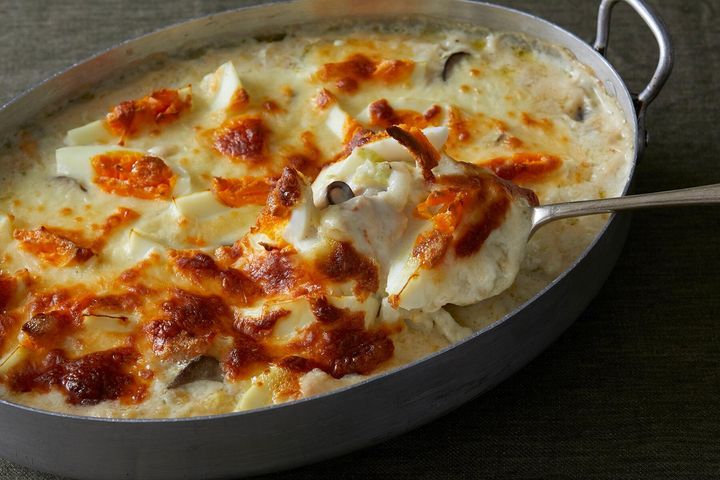 やさしい味わいにホッとする“白菜グラタン”