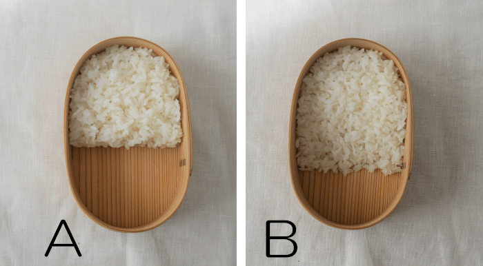 お弁当の詰め方が上手になる！まずは〈ご飯の入れ方〉を変えるだけで♪