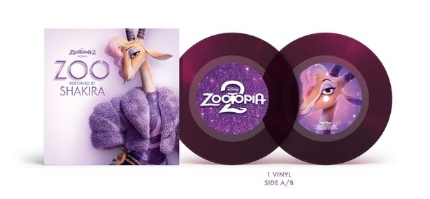 【写真を見る】キラキラが可愛い「Zoo」の7インチアナログシングル [c]2025 Disney Enterprises, Inc. All Rights Reserved.
