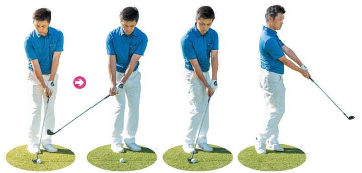 アプローチの方向性をアップさせるには？体の右側で打つ！