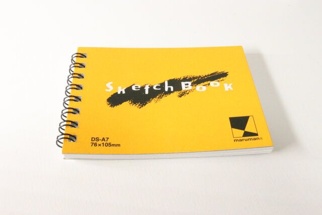 ダイソーのSKETCH BOOK DS-A7のパッケージ