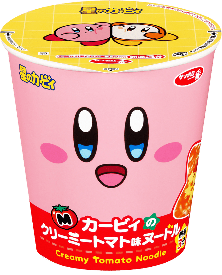 星のカービィ クリーミートマト味ヌードル