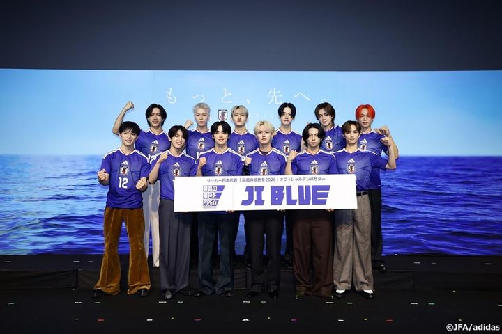 画像3: JO1とINIによる特別ユニット『JI BLUE』、サッカー日本代表の公式アンバサダーに就任！JFA「共闘して欲しい」