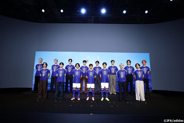 画像2: JO1とINIによる特別ユニット『JI BLUE』、サッカー日本代表の公式アンバサダーに就任！JFA「共闘して欲しい」