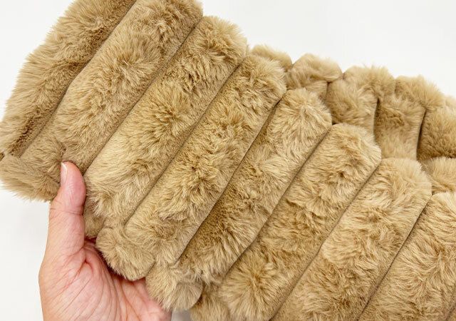 スヌード（エコファー、ポコポコストライプ） デザイン