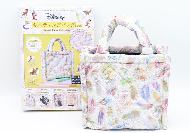 宝島社ムック付録Disney キルティングバッグBOOK Ink and Paint Collection1