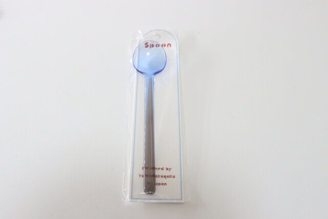 セリア ガラス風スプーン POPカラー パッケージ