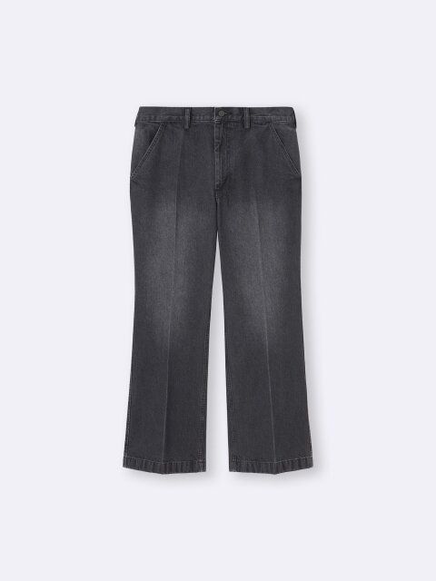 2025gu冬値下げ女性フレアジーンズ