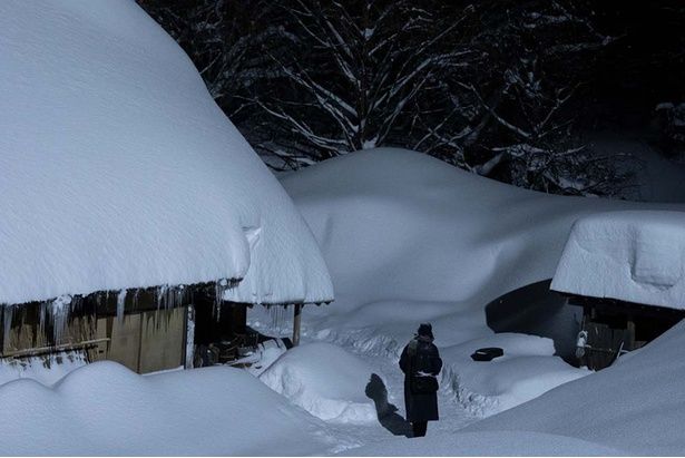  山形の庄内地方で撮影された冬篇 (c)2025『旅と日々』製作委員会