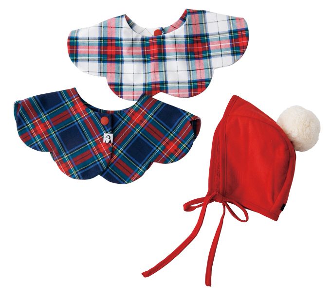 人気の韓国発ブランドからクリスマスカラーっぽいカラーで気分が上がる「スタイ＆ボンネット」【こどモノ12月号】の画像1