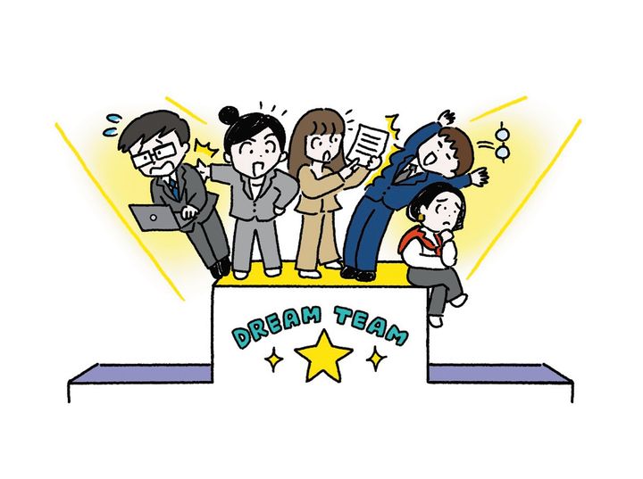 チームにおける6つの失敗例。【失敗例2】優秀なメンバーを集めたのに、アイデアが出てこない！